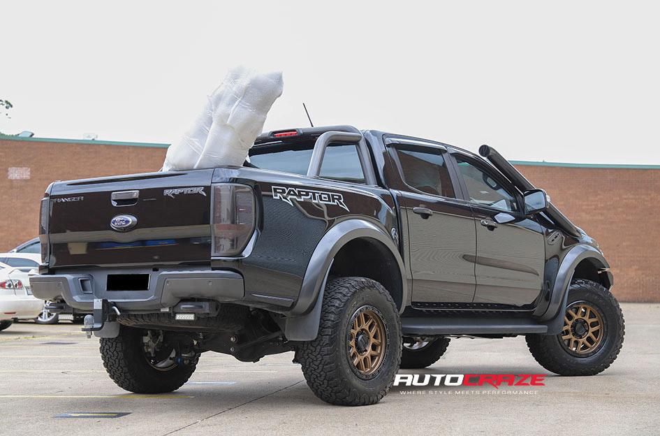 FORD RANGER RAPTOR MESA MATTE BRONZE BLACK LIP